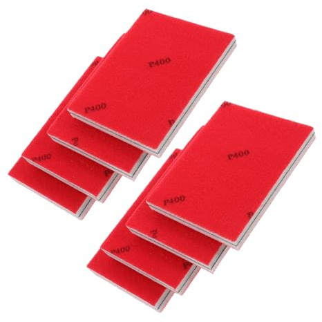 Ciieeo Set 8 Pezzi Sponge Sanding Blocks, Sanding Sponge Set per Auto e Metallo, Carta Vetrata per Lavori di Lucidatura e Riparazione