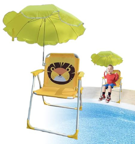 Diseño práctico genérico: silla de playa para con estructura de metal resistente y tejido resistente a la abrasión. Fácil de montar, para ganar espacio y llevar a la playa