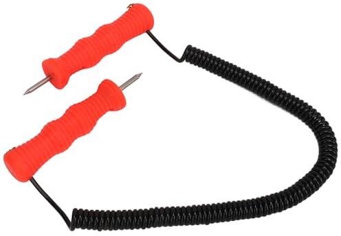 Phefop Eispickel-Set, Ergonomische Hand-Eisahlen aus Edelstahl mit Hängendem Design Zum Eislaufen, Skifahren, Angeln