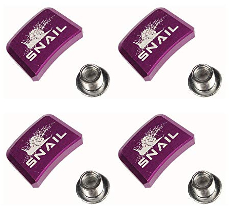 Bulloni per manovella per bicicletta, viti per corona singola, colore: viola