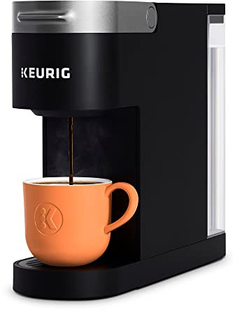 Keurig K-Slim Single Serve K-Cup Pod Coffee Maker, Multistream Technology, 3 Brew Sizes, Slim and Sleek Design, 46oz Removable Reservoir, Black