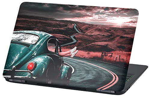 Laptop Folie Cover: Fahrzeuge Klebefolie Notebook Aufkleber Schutzhülle selbstklebend Vinyl Skin Sticker (17 Zoll, LP36 Qualitytime)