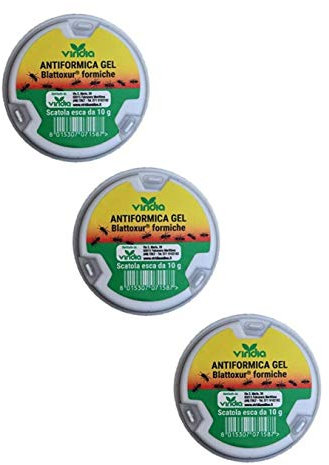 3 Confezioni Antiformica Antiformiche per Prato per Giardino Insetticida Casa Orto Giardino in Gel Anti formiche per casa Interno Esterno Trappola trappole formiche per casa