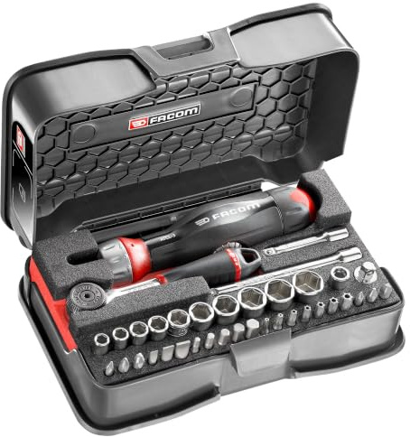 FACOM - Coffret de douilles et porte-embouts 1/4 MIXTES - R.161-6ATCL3PB