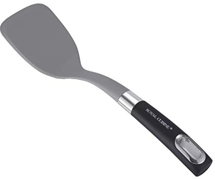 Royal Cuisine Nylon Solid Turner Kitchen Tool, Safe for Non-Stick Cookware, Ideal for Flipping Eggs, Burgers, Crepes and More,