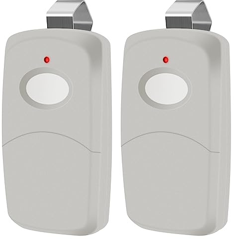 2 Replacement for Multicode Linear 3089 Garage Gate Door Opener Remote Transmitter,308911,MCS308911,10 dip Switch 300mhz,Grey