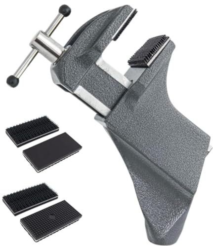 BERNSTEIN Schraubstock-Kopf Spannfix | Mit Schnellwechsel-Schraubstock-Backen | Zum Aufschrauben auf M12 X 1,5 | Spannweite 70 mm | Für die Kugelgelenk-Halter 9-251, 9-261, 9-281