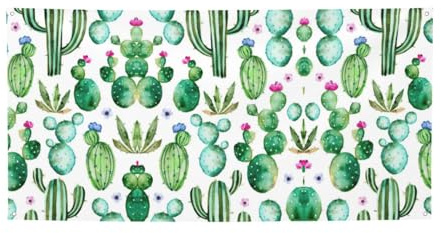 Bannières de fête d'anniversaire, jeux à thème - Idéales pour Halloween et Noël - Fleur de cactus