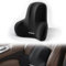 Cuscino Lombare Auto, Supporto Lombare per Auto in Memory Foam Sostegno,Supporto Lombare per Auto,Cuscino Lombare, Ergonomico Cuscini Lombari, per la Casa, Ufficio, Auto (Cuscino lombare nero)