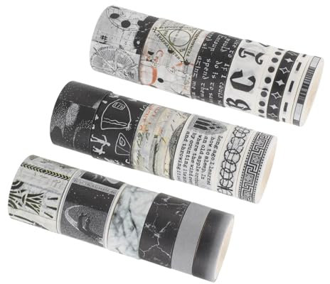 IWOWHERO 20rollen Washi-tape Vintage Papierklebeband Diy Bänder Für Tagebücher Scrapbooks Geschenkpapier