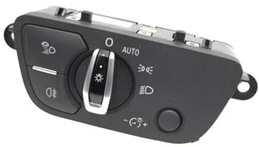 NIONGYN Hauptlichtschalter Scheinwerfer Kompatibel Mit A4 MK5 2017 Auto-Scheinwerfer-Einstellungs-Steuerschalter Nebelscheinwerfer-Schalter-Steuertaste 4M0941531AA