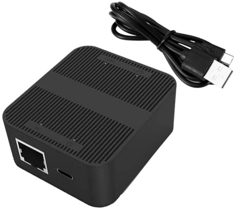 KICHOUSE Divisor Ethernet Rj45 1 a 2 Divisor De Red De Alta Velocidad Compartidor De Red para Cable Extensor De Conexión Ethernet