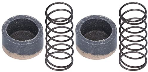 Baxnore 2 Piece Spring Check Valve s, Plastic Oil Return Valve for Air Compressors Machines, 23 to 35 mm Diameter 12 to 30 mm Height, Long Service Life Replacement Part (357)