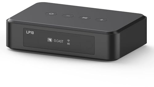 Audio Streamer, Multiroom Stereo Streaming Player mit App Steuerung, 0,9 Zoll LCD-Bildschirm, Kompatibel mit mehreren Schnittstellen für Wohnzimmer und Schlafzimmer