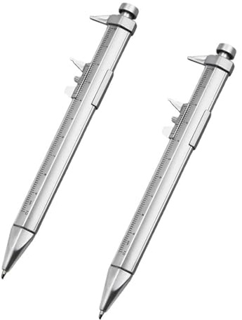 Calibro a corsoio e penna a 2 in 1 per artigiani e studenti per misurare e marcare, penna a da 0-100 mm, gadget per carpentieri