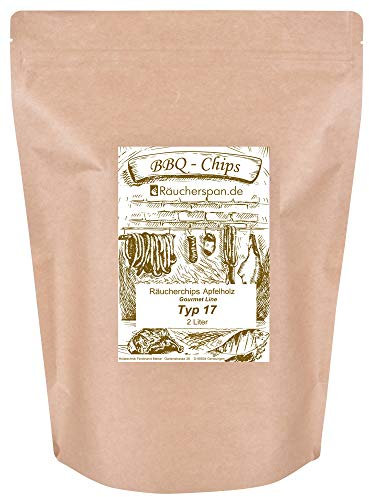 Copeaux de fumage en bois de pommier 2 l