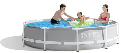 Intex Frame Pool Set Prism Rondo Ø 305 x 76 cm, above ground pool, blue / white, 28702GN