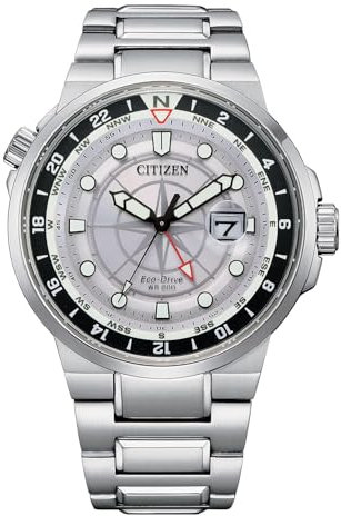 Citizen Orologio sportivo BJ7140-53A, Tonalità argento, Bracciale