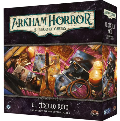 Fantasy Flight Games Arkham Horror LCG: Der gebrochene Kreis Erweiterung der Forscher - Kartenspiel auf Spanisch für 1-4 Spieler ab 14 Jahren