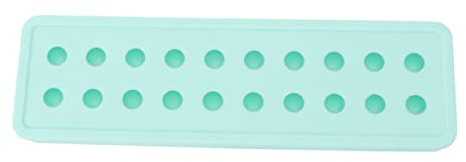 Moule à Glaçons Sphériques 20 Cavités en Silicone Vert