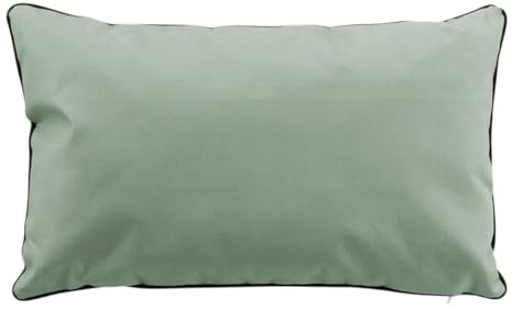 MACOSA U1722986 Outdoorkissen Salbei Grün 30 x 50 cm Dekokissen Outdoor Garten Kissen wasserdicht modern Gartenkissen inkl. Füllung Außen (30 x 50 cm)