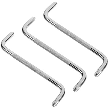 Gadpiparty 3pièces Shaped Screwdriver Set Tournevis Droit à Angle Droit Avec Magnétisme Outil De Précision Pour Aux Étroits Et Serrés