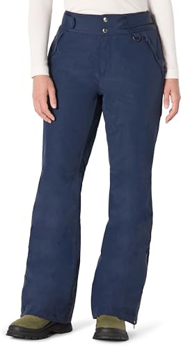 Amazon Essentials Pantaloni da Sci a Vita Media Imbottiti e Idrorepellenti Donna, Blu Marino, XL