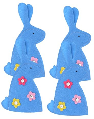 IMIKEYA 4pezzi Borsa Decorativa Per Uova Di in Non Per Copri-uova Decorazione Per Sacchetti Di Uova Di Copri-uova Forma Di Coniglio