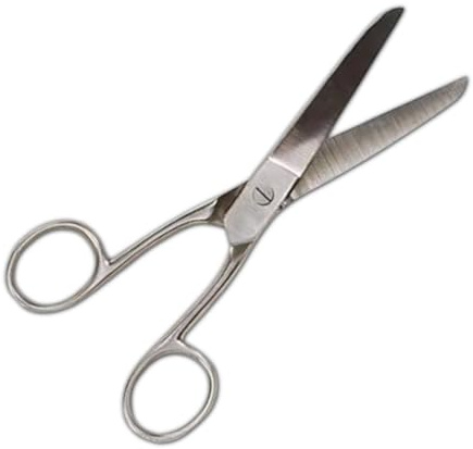 LBH MARKET Fetlock & Bridle Path Shears for Horses - 8 Stainless Steel Grooming Scissors - Trim Fetlocks, Bridle Path, Mane & Tail - Rounded Tips, Ergonomic Handle