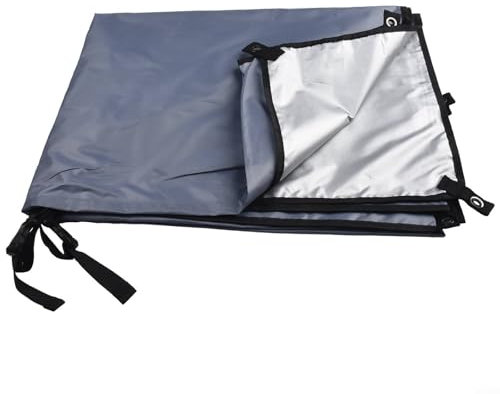 HavenDomicile Toldo para autocaravana, toldo lateral impermeable con postes ajustables, protección UV 210D para furgoneta, SUV, cámper, camping al aire libre