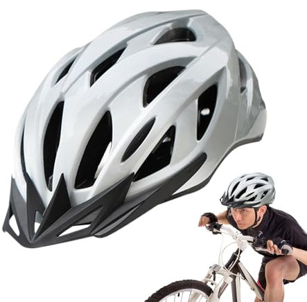 Rennradhelm, Sporthelme, Belüftung, Sicherheitskopfschutz mit Kinnriemen, verstellbares Reitzubehör für Herren, Outdoor, Bergabenteuer, Pendeln