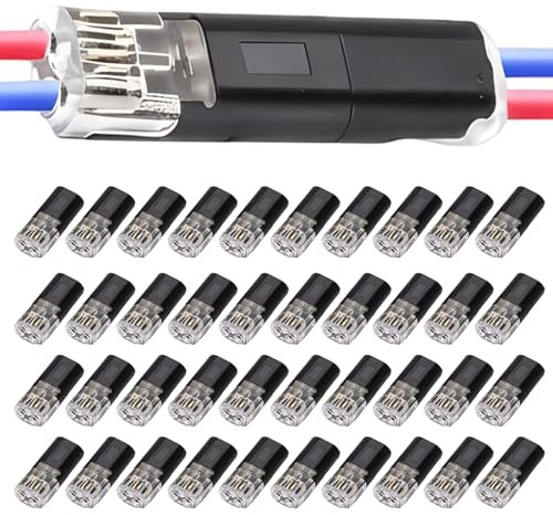 40 Pcs Waterproof 22-18 AWG Car Wire Connectors for Automotive Wiring & LED Installation, Electrical Wire Connectors & Electric Connectors for Wiring Suit Cable Routing Design