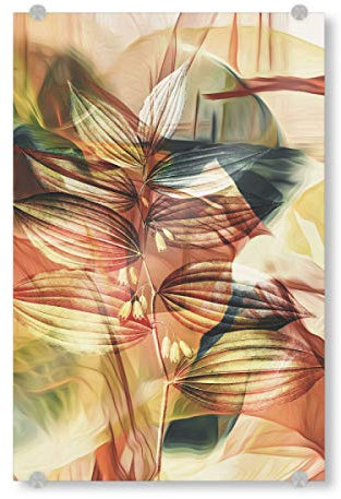 artboxONE Acrylglasbild 150x100 cm Floral Colors tas Bild hinter Acrylglas - Bild Blumen bunt Color