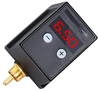 YZ-LIANG Macchina for Tatuaggio Ricaricabile Batteria Potenza LCD Penna Permanente Tattoo Accumulo di Alimentazione Macchina da Trucco Cavo di Alimentazione Macchine per Tatuaggi