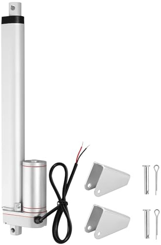 EYPINS 250mm DC 12V 1000N Linear Actuator Motor – Heavy Duty Stroke, Low Noise, IP54 Waterproof, Electric Lift for Cars, RVs, Medical Equipment, Tables, Micro Devices, Vessels