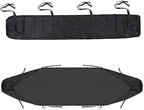 PRELGOSP Housse de Protection pour Auvent, Sac de Protection pour Store Banne étanche Contre Anti-Poussière, Housse de Auvent Sac de Rangement pour Terrasse de Jardin Extérieur,Noir,3m/9.84ft