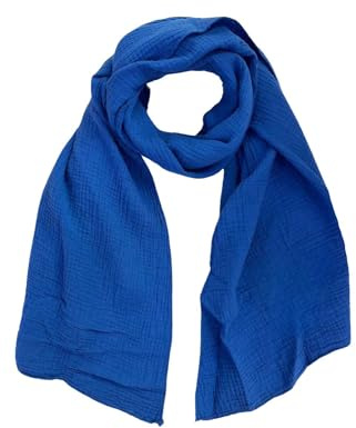 stylx Weichster Musselin Tuch Damen LANGER SCHAL Musselin Schal, Muslin Nursing Scarf 64 x 210 cm Musselin Tücher Damen, Musselintücher, Tuch Damen, Musselin Halstuch, Halstuch Damen