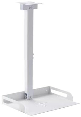 zhongqunli Extendable Projector Universal Projector Hanging Bracket Wall Bracket Storage Tray Projector Camera Wall Bracket Projector Placement Table Projector Wall Mount(White,91-170CM)