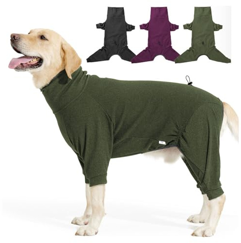 LIANZIMAU Fleece Hundepullover für Kleine, Mittelgroße und Große Hunde - Fleecemantel Mit Beinen, Wintermantel, Warmer Pyjama