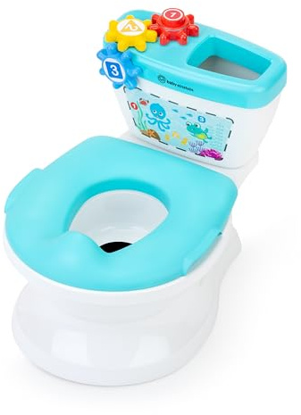 Baby Einstein Geared for Success 2-i-1 potträningssystem, åldrar 18 månader och upp, med musik och snurrande växlar