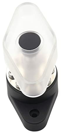 PartyKindom Autobus Stromverteilerblock Verteilerklemme Batteriebus schalungsbretter Auto klemmbausteine Kfz-Klemmenblock elektrische Sammelschiene Grund- und Deckmaterial: Nylon Black