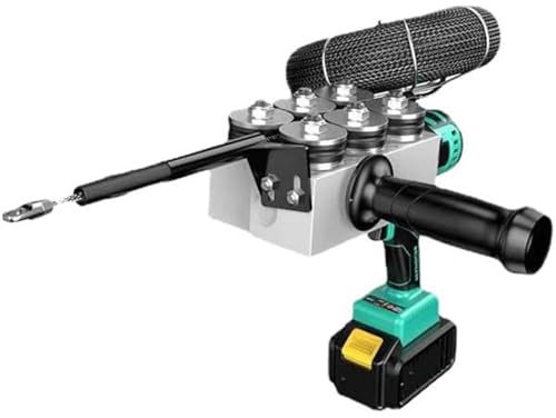 Cablaggio da Parete Automatico,Tiracavi,Elettricista Tirare Filo Nascosto Tubo Filettatrice Automatica Filettatrice Filo Scuro Elettrico Tirando Strumento Filettatura Macchina,1*battery