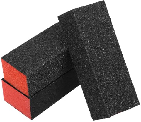 Cabilock Nagelfeilen Und Polierblock Mittelgroß Aus Kunststoff Und Schwamm 3-seitiger Nagelpuffer Für Maniküre Und Pediküre Profi Werkzeug Für Naturnägel Und Nagelpflege Zu Hause Und Studio