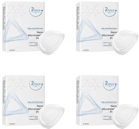 Nano Mikronadelpflaster, GLP-1 Abnehmen Pflaster, Nano Micronadel Pflaster zum Abnehmen, Fettverbrenner, Fatburner, Abnehmpflaster, Bauchfett Schnell Loswerden, Bauch Weg, Weight Loss Patch, (4 Pc)