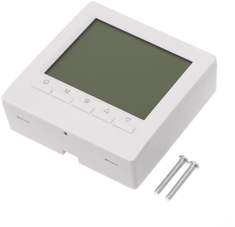 HOHOVYVY Digitaler LCD Thermostat Programmierbar Touchscreen Raumthermostat für Fußbodenheizung mit Temperatursensor