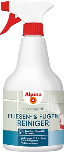 Alpina Bad & Küche Fliesen- & Fugenreiniger – Kraftreiniger – 0,5 Liter