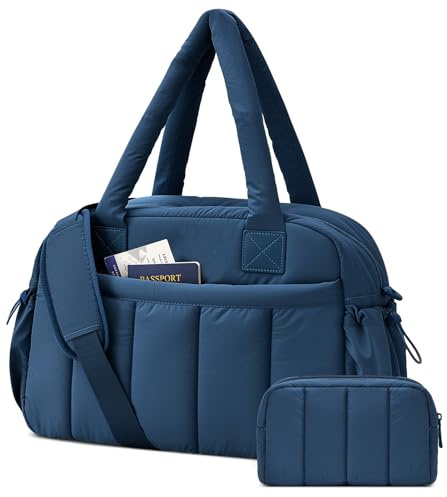 oscaurt Reisetasche Sporttasche Groß Weekender Handgepäck Tasche mit Kosmetiktasche Travel Essentials Kliniktasche Geburt Für Fitness Arbeit