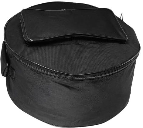 HOUDERCO 13-14 Zoll Gepolsterte Snare Drum Tragetasche aus Oxford Stoff mit Tragegurt Einlagiger Trommelbeutel Tragbare Snare Tasche für Auftritte im Freien