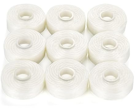 Lafeier 10 rollos de hilo dental de 50 m para limpieza de dientes, carrete de cera, cuidado de palillos de dientes