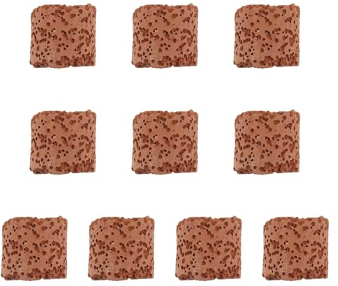 Hohopeti 10 Piezas Anillos Fijos para Plantas Acuáticas Duraderas para Acuarios Soporte Decorativo de Gravedad para Peceras con Plantas Naturales